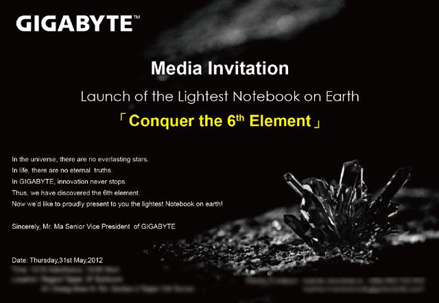 Gigabyte dünyanın en hafif dizüstü bilgisayarını tanıtmaya hazırlanıyor