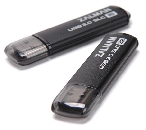 Zalman'dan 155 MB/sn okuma hızına ulaşabilen SLC serisi USB 3.0 bellekler