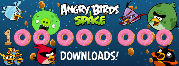 'Angry Birds Space' 100 milyon indirilme barajını aştı