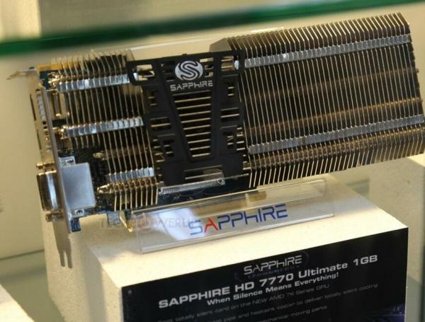 Sapphire'den pasif soğutmalı Radeon HD 7770 Ultimate