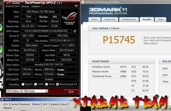 AMD Radeon HD 7970 ile 3DMark 11'de yeni dünya rekoru