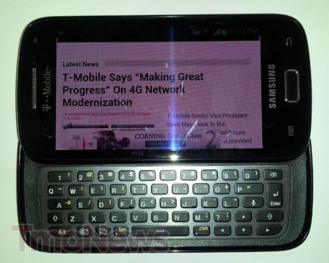 Samsung'un beş satır QWERTY klavyeli modeli SGH-T699 görüntülendi