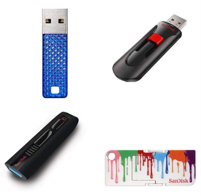 SanDisk'ten dört yeni USB 3.0 bellek: Extreme, Glide, Facet ve Pop