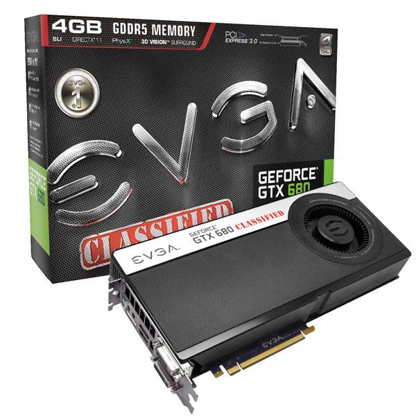 EVGA, GeForce GTX 680 Classified 4GB ekran kartını duyurdu