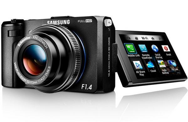 Samsung'dan 12.4 MP 1/1.7'' BSI CMOS sensörlü ve Wi-Fi özellikli dijital kamera: EX2F