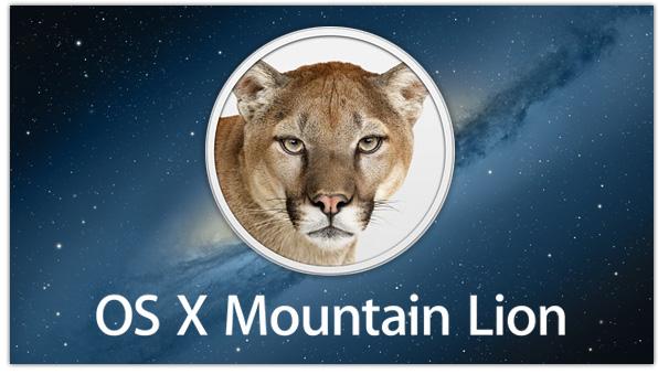 Apple, OS X Mountain Lion'ın marka tescili için USPTO'ya başvurdu