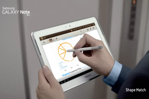 Yenilenen Samsung Galaxy Note 10.1'in 30 saniyelik reklamı yayınlandı