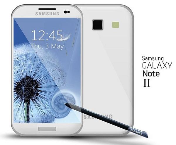 Samsung Galaxy Note II, 5.5 inçlik esnek AMOLED ekrana sahip olacak