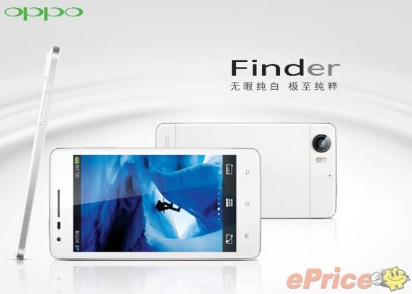 Dünyanın en ince akıllı telefonu Oppo Finder'a beyaz renk seçeneği geliyor