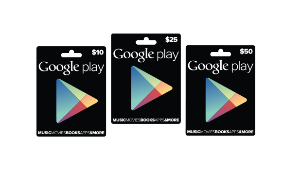 Google Play hediye kartları resmi olarak duyuruldu