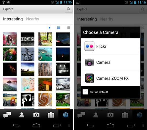 Flickr Android uygulaması, iyileştirilmiş arayüz ile güncellendi
