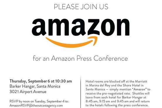 Amazon, 6 Eylül'de yeni bir etkinlik düzenleyeceğini duyurdu