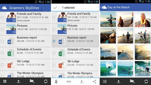 Android için SkyDrive uygulaması yayınlandı