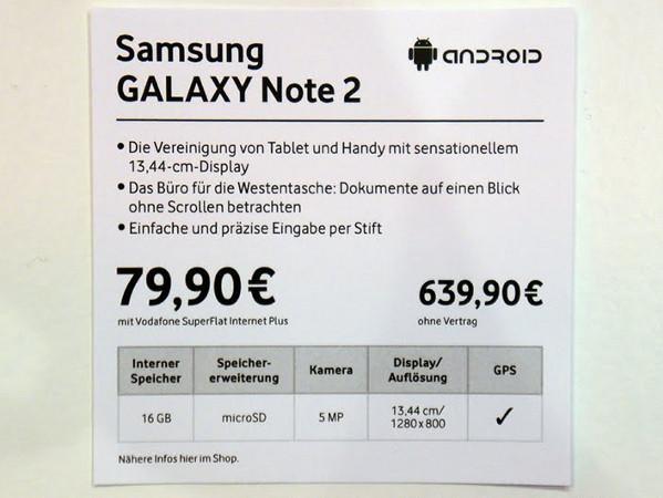 IFA 2012: 4G'li Galaxy Note II Avrupa'ya 640€ seviyesinden giriş yapacak