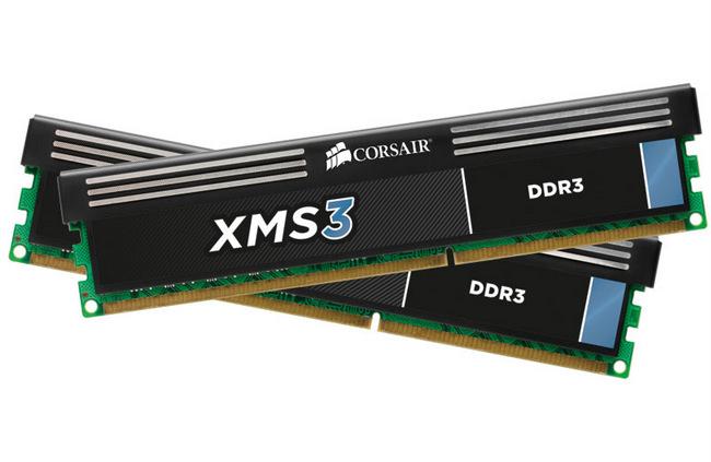 Corsair'dan XMS3 serisi düşük profilli 8 GB DDR3-1600 MHz bellek kiti