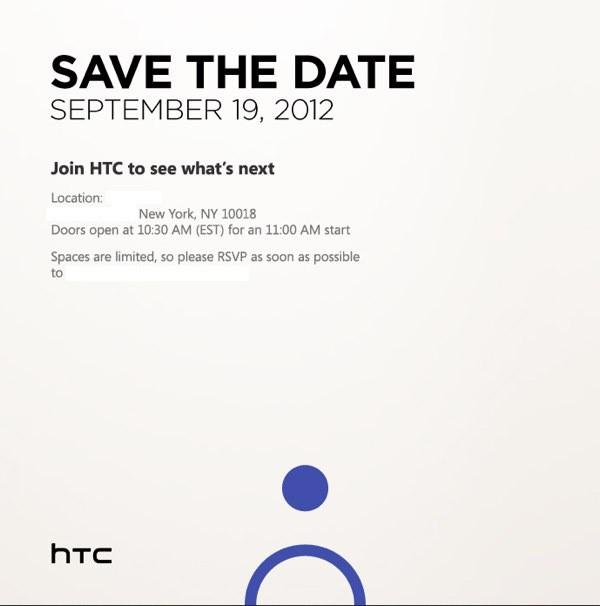 HTC, 19 Eylül'de bir etkinlik düzenleyecek