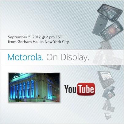 Motorola'nın 5 Eylül etkinliğini canlı izleyin