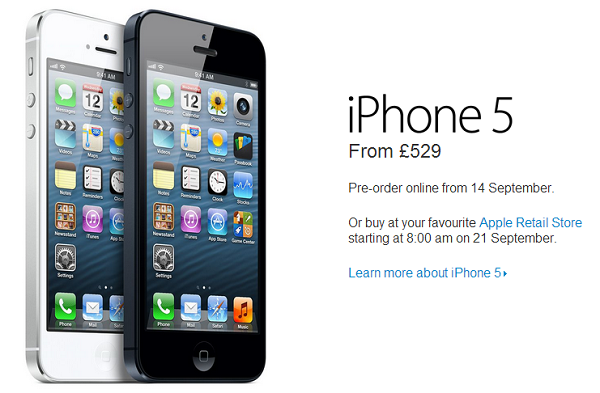 Apple iPhone 5'in Avrupa fiyatları ortaya çıktı