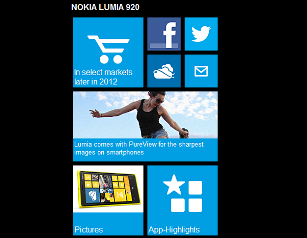 Nokia, mobil cihazlara yönelik yeni Lumia tanıtım sitesini faaliyete soktu