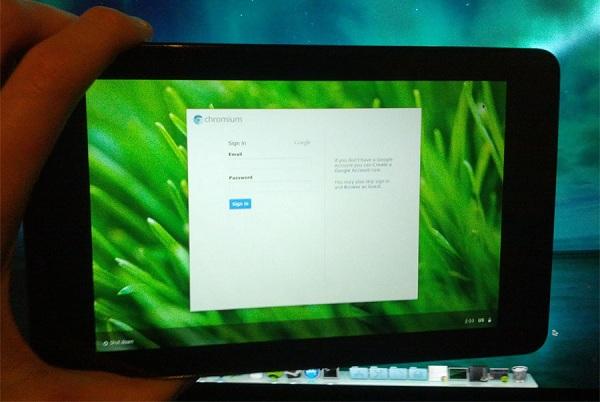 Chromium OS, Google'ın Nexus 7 tablet bilgisayarına port edildi
