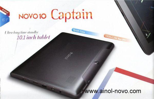 Ainol Novo 10 Captain tableti fiyatlandırıldı