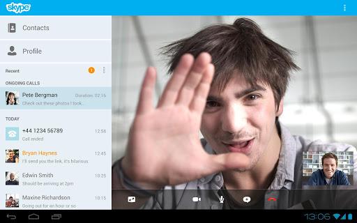 Skype, 3.0 sürümü ile Android tabletler için optimizasyon sunuyor