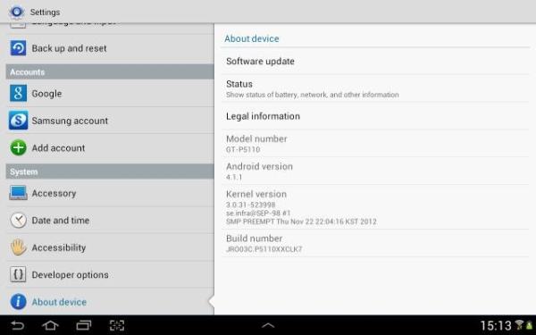 Samsung Galaxy Tab 2 10.1 Wi-Fi için Android 4.1.1 Jelly Bean güncellemesi dağıtılmaya başladı