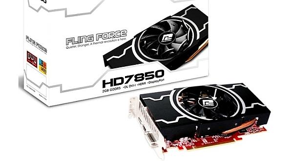 PowerColor özel tasarımlı Radeon HD 7850 Fling Force modelini duyurdu
