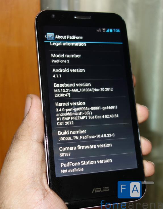 ASUS PadFone 2, Android 4.1 Jelly Bean sürümüne güncellenmeye başladı