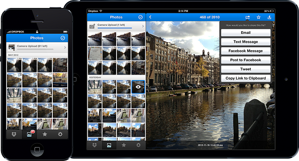 Dropbox'ın iOS uygulamasına ''Fotoğraflar'' sekmesi eklendi