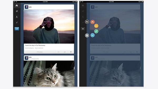 Tumblr'nin iOS uygulaması güncellenerek, geniş ekran desteği kazandı