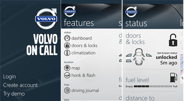 Volvo sahipleri için Windows Phone takip uygulaması yayınlandı