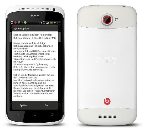 HTC One S için Android 4.1.1 güncellemesi yayınlandı