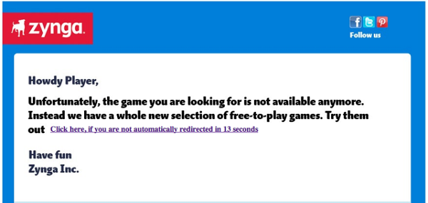Zynga, maliyeti azaltmak adına 11 sosyal oyununu sona erdirme kararı aldı