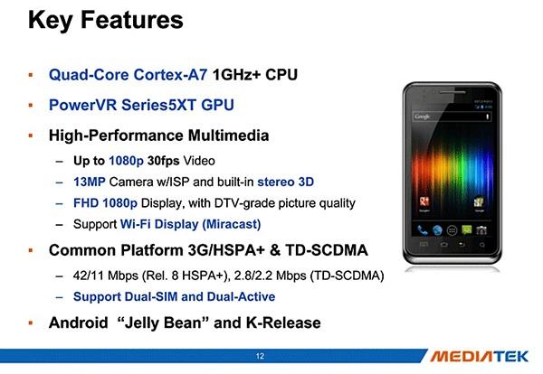 MediaTek 4 çekirdekli işlemcisini kullanan ilk akıllı telefon Alcatel One Touch Scribe HD oldu