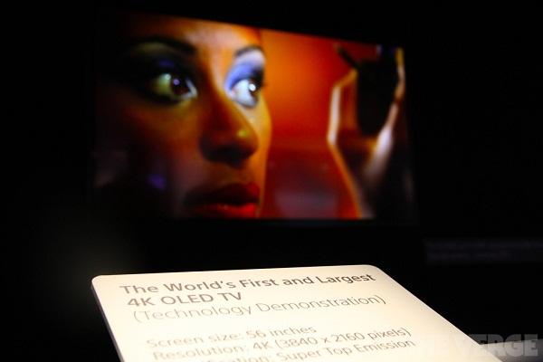 Dünyanın ilk 4K çözünürlüğe sahip OLED TV'sini CES 2013'te