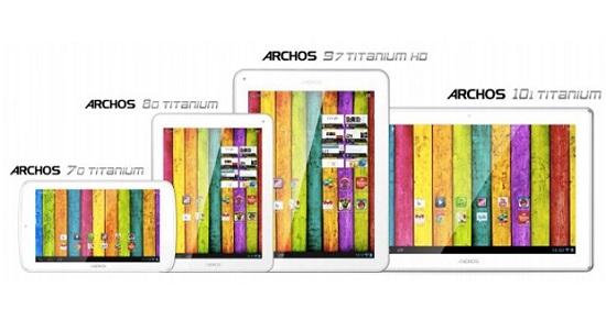 CES 2013 : Archos, Titanium serisini tanıttı