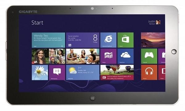 CES 2013 : Gigabyte, Ivy Bridge ve Clover Trail işlemcili iki yeni tablet modeli duyurdu 
