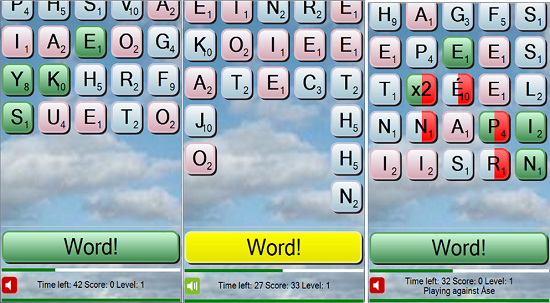 Zaman karşı kelime oyunu WordCliq, Windows Phone için yayınlandı