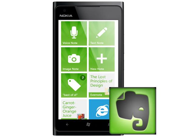 Evernote'un Windows Phone uygulaması güncellendi