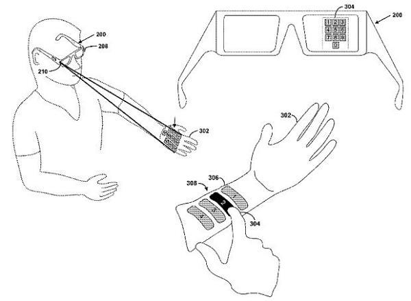 Google'ın sanal lazer klavye projesi bir patentte ortaya çıktı