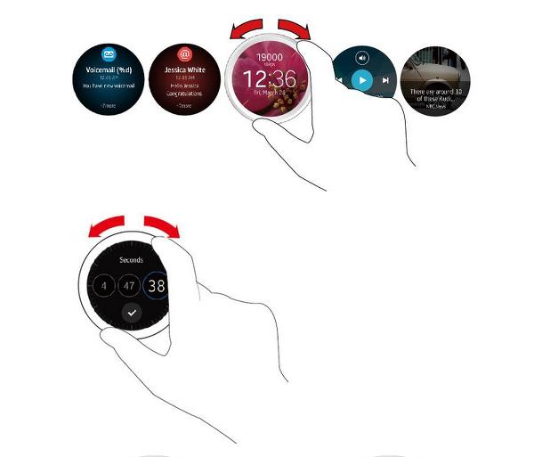 Samsung Gear A akıllı saatinin arayüzü ortaya çıktı