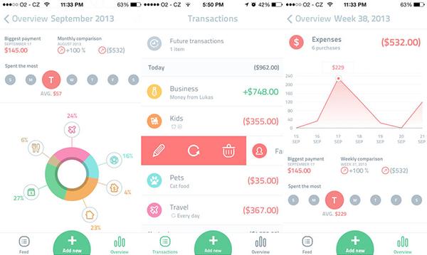 iOS uyumlu kişisel finans uygulaması Spendee yeniden ücretsiz