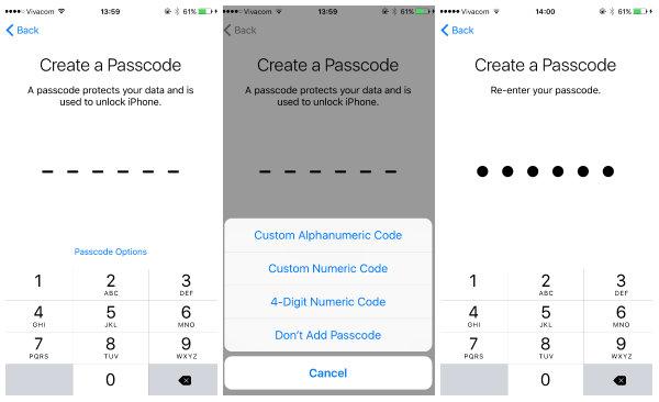 iOS 9 ile 6 haneli şifreler kullanılacak