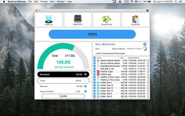 Mac uyumlu Boost up Memory ücretsiz yapıldı