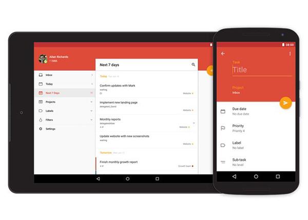 Görev yönetim uygulaması Todoist, Android tarafında güncellendi