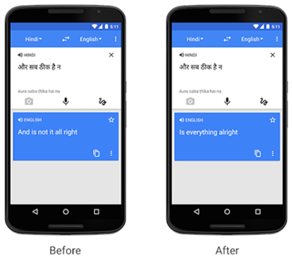 Google Çeviri, kullanıcıların desteğiyle artık daha iyi çalışıyor