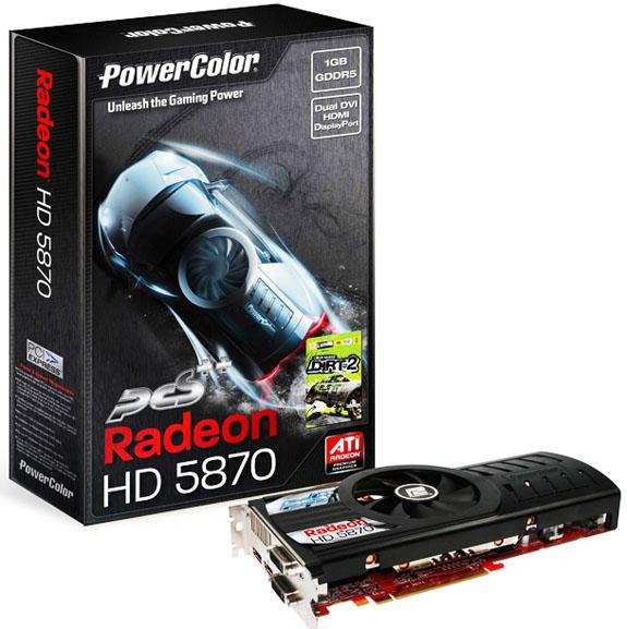 PowerColor fabrika çıkışı hız aşırtmalı gelen Radeon HD 5870 PCS++ modelini tanıttı