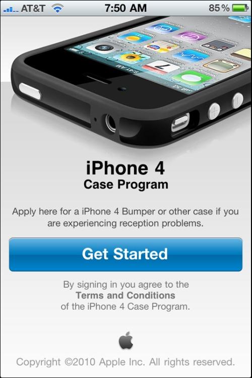 Apple, iPhone 4 için ücretsiz kılıf dağıtımına başladı