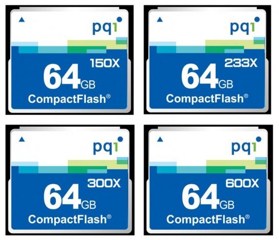 PQI, 64GB kapaisteli CompactFlash bellek kartını duyurdu